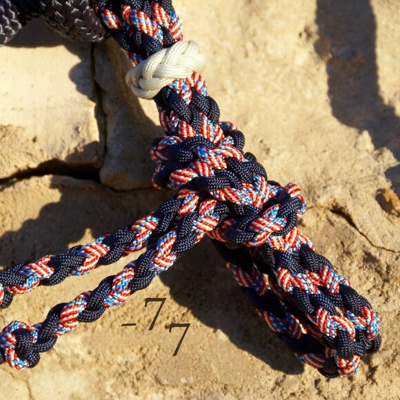 New 9' Double Braid Nylon Yacht Rope Sport Loop - Tie Style Paracord Bit Ends - Picture 4 of 6